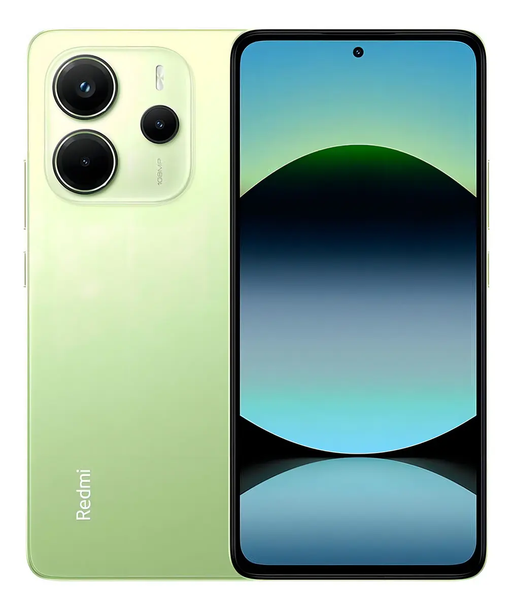 Smartphone Xiaomi Redmi Note 14 4G 128GB 6GB RAM Tela 6.67" - Cor verde limão